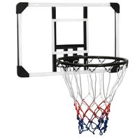 vidaXL Basketballkorb Transparent 71x45x2,5 cm Polycarbonat
