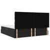 vidaXL Bett mit Stauraum und LED mit LED Schwarz 200 x 200 cm Samt