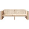 vidaXL Garten-Sofa Natur 185,5 x 60 x 62 cm Massives Kiefernholz