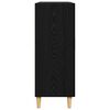 vidaXL Sideboard Schwarz Eichen-Optik 34 x 69,5 x 90 cm Holzwerkstoff