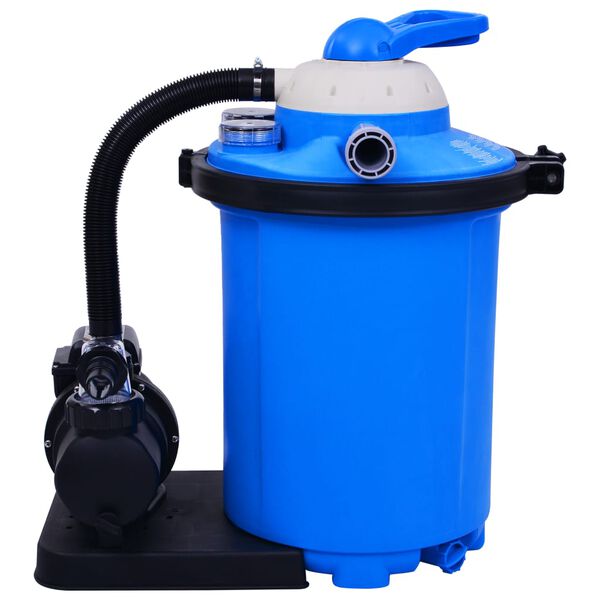 vidaXL Sandfilterpumpe mit Timer 550 W 50 L