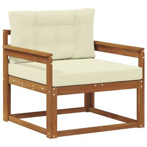 vidaXL Outdoor Mittelsofa Massivholz Akazie Natur