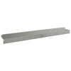 vidaXL Raseneinfassung 20 pcs 100 x 10 x 8 cm Stahl Silber