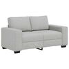 vidaXL 2-Sitzer-Sofa Wolkengrau 160x77x82 cm Stoff