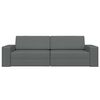 vidaXL Schlafsofa 200cm Dunkelgrau Stoff