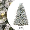vidaXL K&uuml;nstlicher Weihnachtsbaum 240 cm 300 LEDs Warmes Wei&szlig;