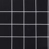 vidaXL Gartenstuhl-Kissen 4 Stk. Schwarz Karomuster 50x50x4 cm Stoff