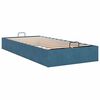 vidaXL Ottoman-Bett ohne Matratze Dunkelblau 90x200 cm Samt