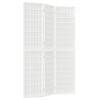 vidaXL 3-tlg. Paravent Japanischer Stil Faltbar 120x170 cm Wei&szlig;