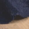 vidaXL Teppich Shaggy Hochflor NAVARRA Marineblau 100x100 cm Polyester