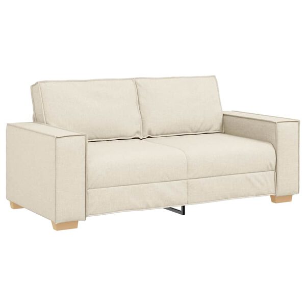 vidaXL 2-Sitzer Sofa Leinen 180x78x84 cm