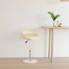 vidaXL Barhocker Creme Kunstleder