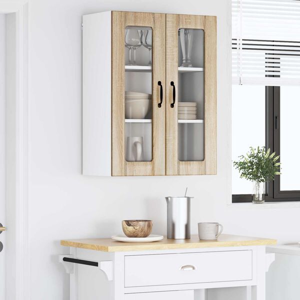 vidaXL K&uuml;chenschrank Sonoma-Eiche 60 x 31 x 80 cm Holzwerkstoff