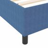 vidaXL Boxspringbett Blau und Weiß 193 x 90 x 60 cm Cordstoff