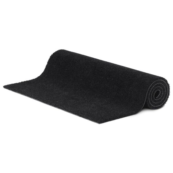 vidaXL Fu&szlig;matte Schwarz 90x150 cm Kokosfaser Getuftet