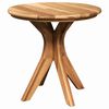 vidaXL Beistelltisch Braun 55 x 55 x 51 cm Massivholz Teak