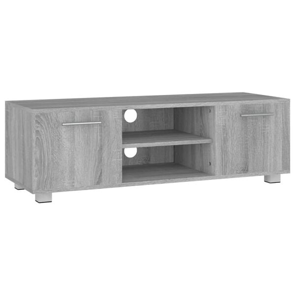 vidaXL TV-Schrank Grau Sonoma 110x40x35 cm Holzwerkstoff