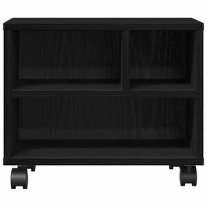 vidaXL Druckerst&auml;nder Schwarz Eichen-Optik 41 x 32 x 33.5 cm