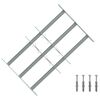 vidaXL Sicherheitsgitter f&uuml;r Fenster mit 3 Querstangen 3 pcs