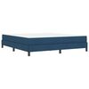 vidaXL Boxspringbett mit Matratze Blau 180 x 200 cm Stoff