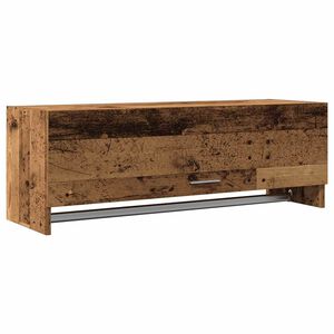 vidaXL Kleiderschrank Altholz-Optik 100x32,5x35 cm Holzwerkstoff