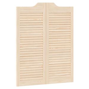 vidaXL Schwingt&uuml;ren Natur 100 x 40 cm Massives Kiefernholz