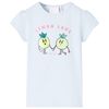 vidaXL Kinder-T-Shirt Hellblau 140