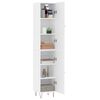 vidaXL Highboard Wei&szlig; 34,5x34x180 cm Holzwerkstoff