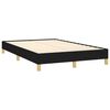 vidaXL Boxspringbett mit Matratze & LED Schwarz 120x190 cm Stoff