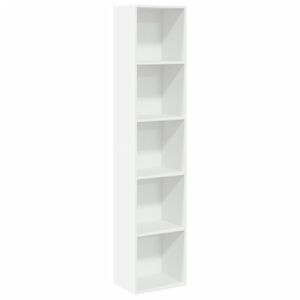 vidaXL B&uuml;cherregal Wei&szlig; 40x30x189 cm Holzwerkstoff