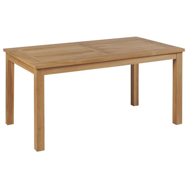 vidaXL Couchtisch 90x50x45 cm Massivholz Teak