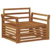 vidaXL 2 stk. Outdoor-Sofa Natur