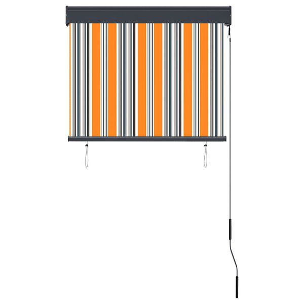 vidaXL Außenrollo 80 x 250 cm Gelb und Blau