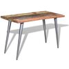 vidaXL Esstisch Altholz Massiv 120x60x76 cm
