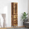 vidaXL Highboard Altholz 34,5 x 34 x 180 cm Holzwerkstoff