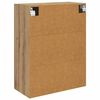 vidaXL Wandschrank Artisan-Eiche 69,5 x 34 x 90 cm