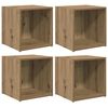 vidaXL TV-Schrankset 4 pcs Artisan-Eiche 37 x 35 x 37,5 cm