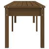 vidaXL Gartenbank 2-Sitzer Honigbraun 203,5x44x45 cm Massivholz Kiefer
