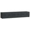 vidaXL TV-Schr&auml;nk 147 x 34,5 x 27 cm Schwarz Holzwerkstoff