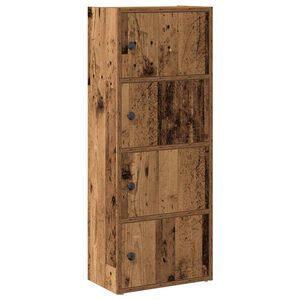 vidaXL B&uuml;cherregal Altholz-Optik 40x24x102 cm Holzwerkstoff