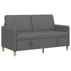 vidaXL Sofa mit Stauraum Dunkelgrau 152 x 78 x 87 cm Polyester