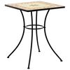 vidaXL Mosaik-Bistrotisch Terrakottarot 60x60x74 cm Keramik