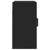 vidaXL Wandschrank Schwarz 60x31x60 cm Holzwerkstoff