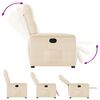 vidaXL Relaxsessel Beige Mikrofasergewebe