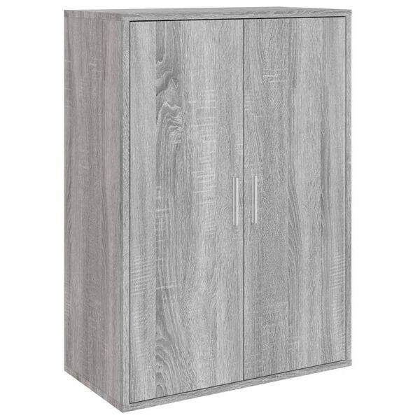 vidaXL Sideboards 2 Stk. Grau Sonoma 60x31x84 cm Holzwerkstoff