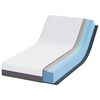 vidaXL Matratze Wei&szlig; und Grau 80 x 160 cm Jacquard-Stoff