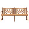 vidaXL Gartenbank Braun 180 x 60 x 90 cm Massivholz Teak