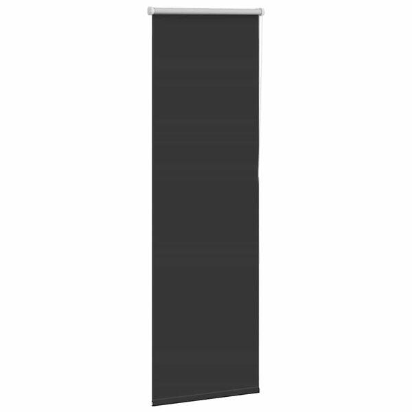 vidaXL Verdunkelungsrollo Schwarz 50x175 cm Stoffbreite 45,7 cm