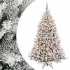 vidaXL K&uuml;nstlicher Weihnachtsbaum mit Kugel 180 cm 300 LEDs