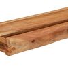 vidaXL Wandregale 2 Stk. 100x17x8 cm Massivholz Akazie
